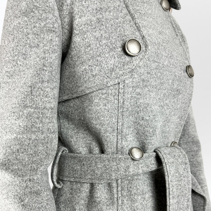 Long Belted Trench Coat