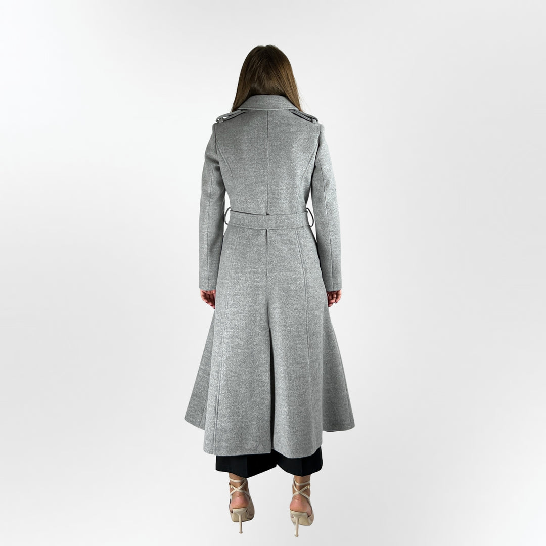 Long Belted Trench Coat