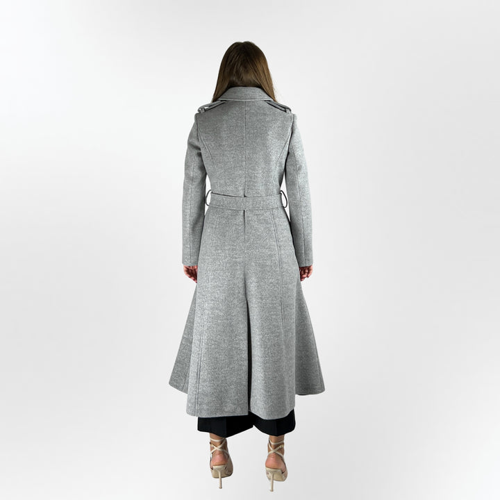 Long Belted Trench Coat