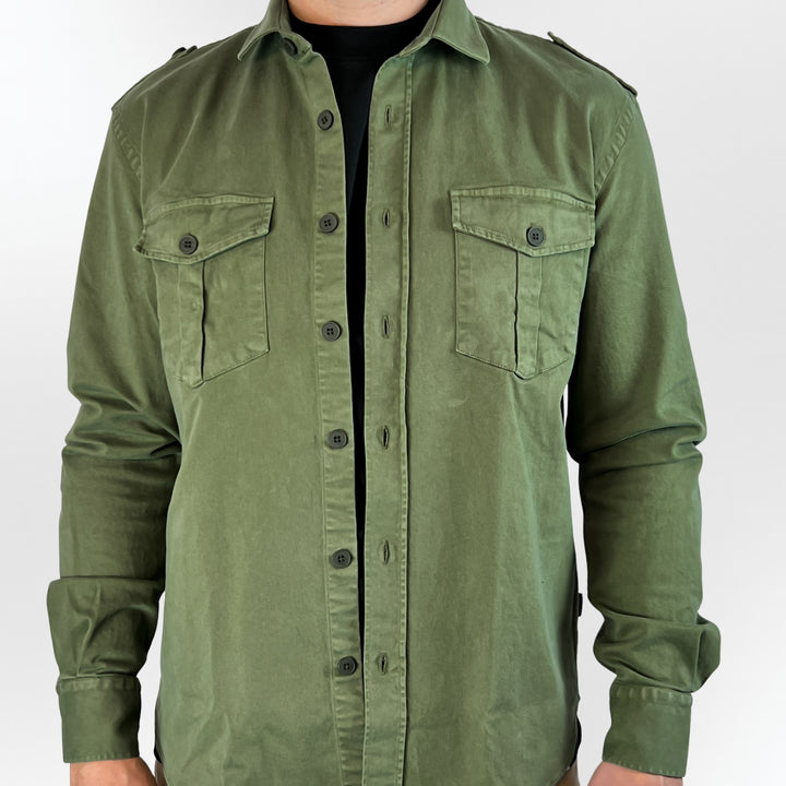 Army Olive Overshirt