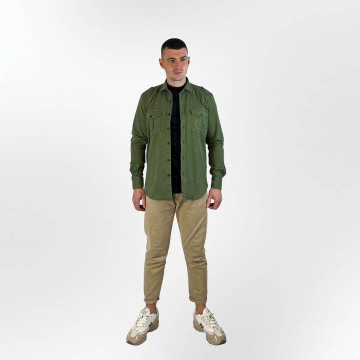 Army Olive Overshirt