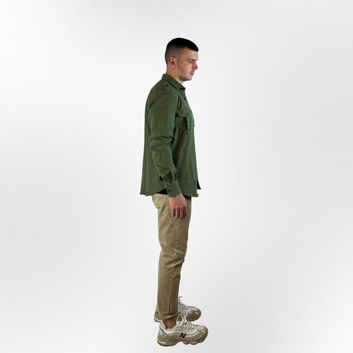 Army Olive Overshirt