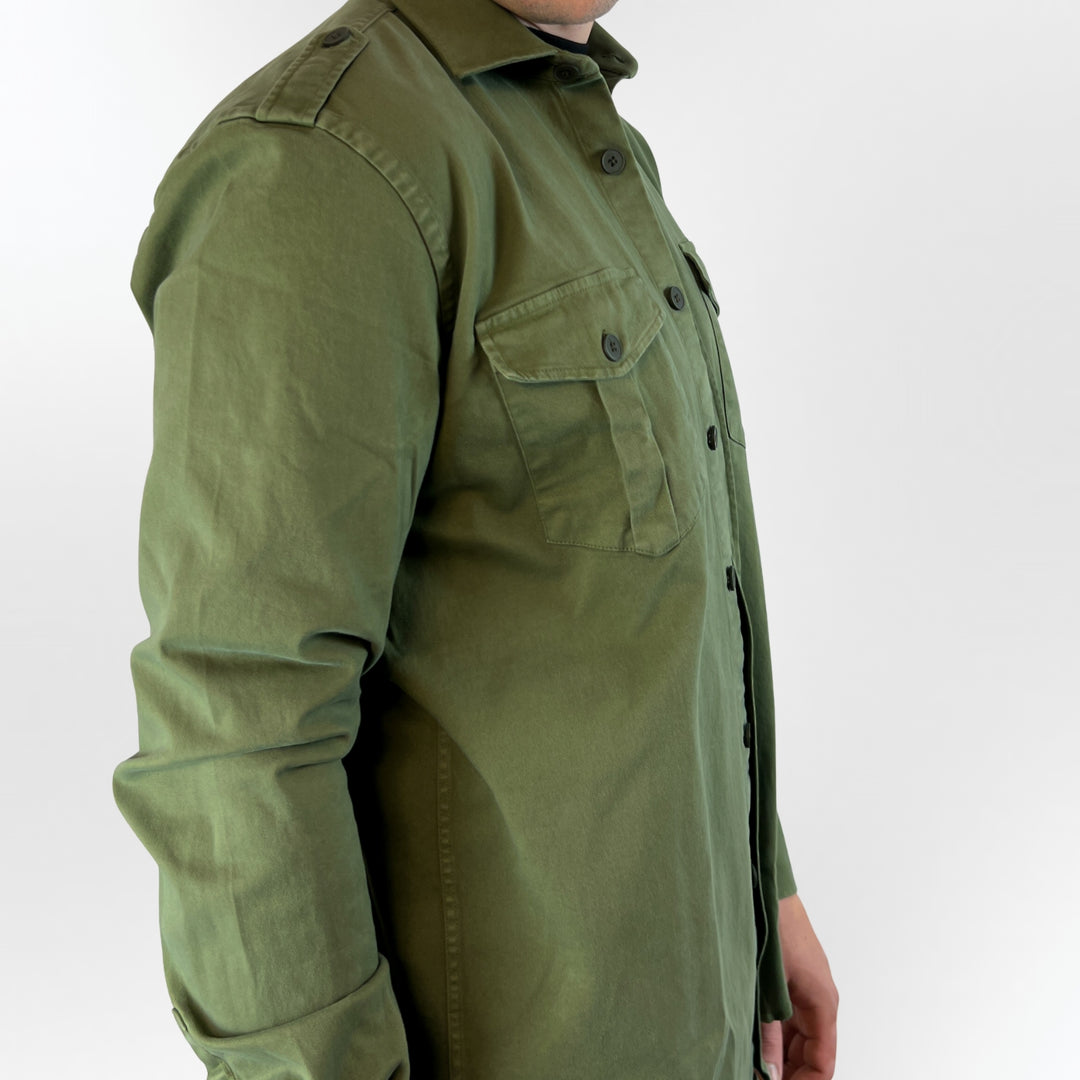Army Olive Overshirt