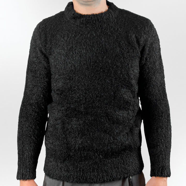 Bouclè Crew Neck Sweater