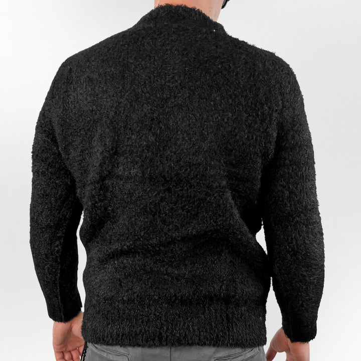 Bouclè Crew Neck Sweater