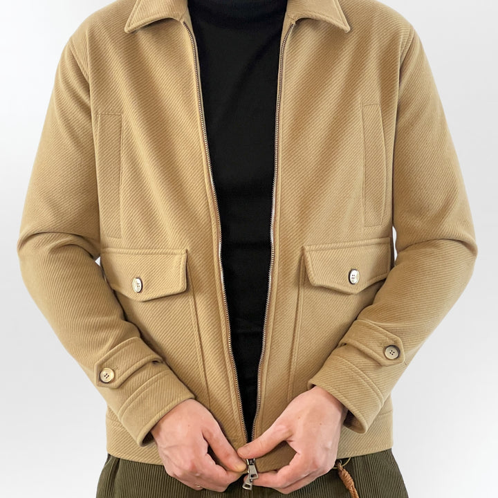 Camel Casual Jacket