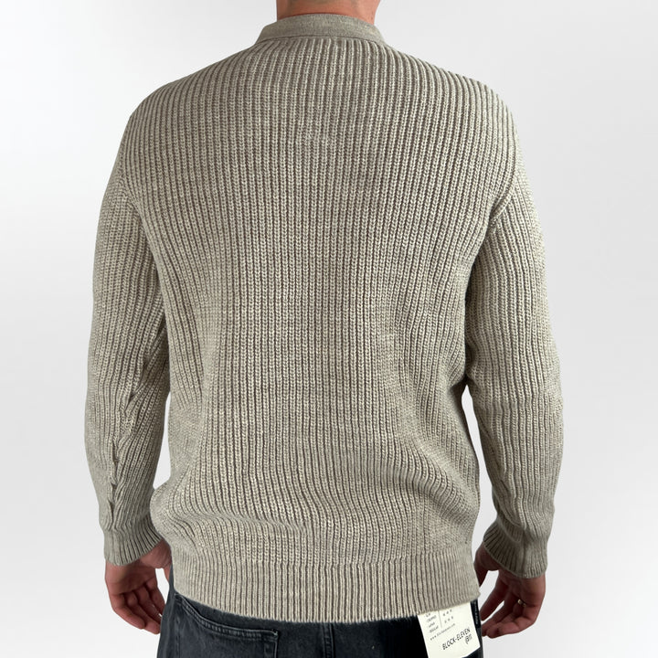 Knit Polo Sweater