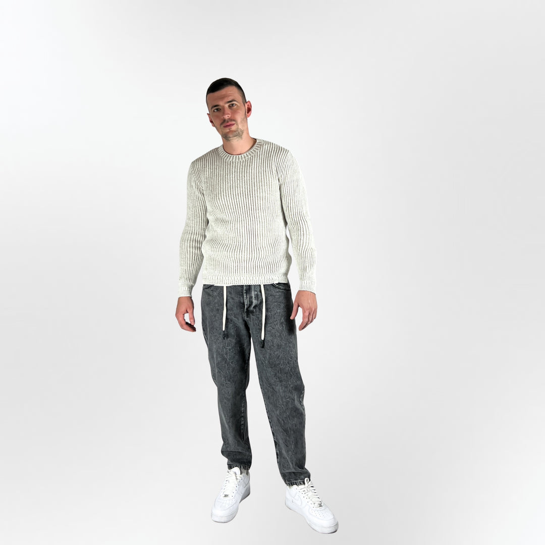 Black Drawstring Jeans