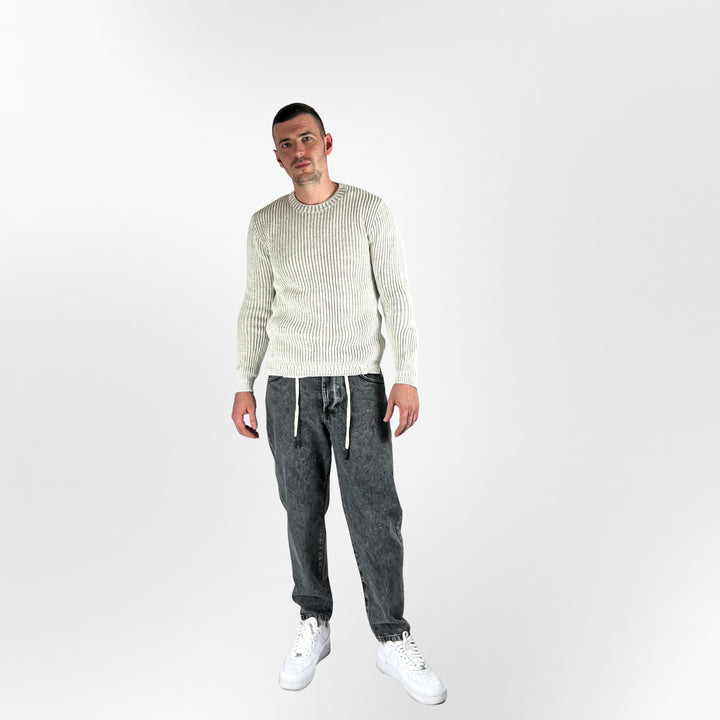 Black Drawstring Jeans