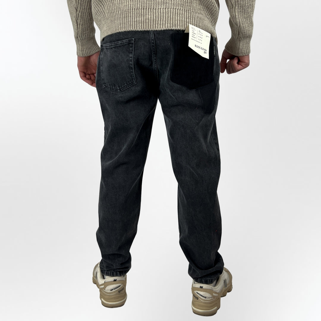 Black Patch Jeans