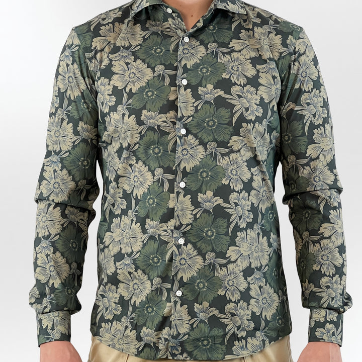 Green Floral Shirt