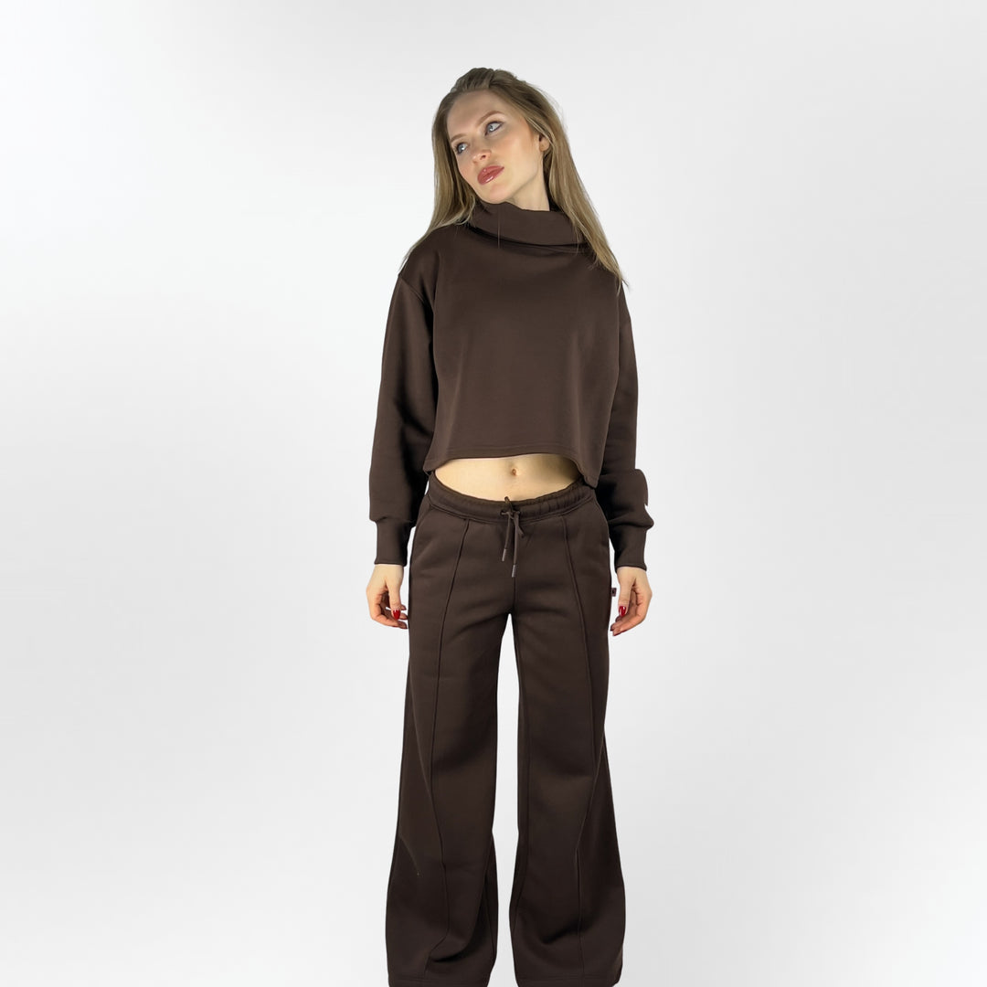 Crop Collar Sweatshirt