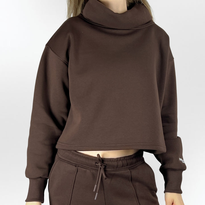 Crop Collar Sweatshirt