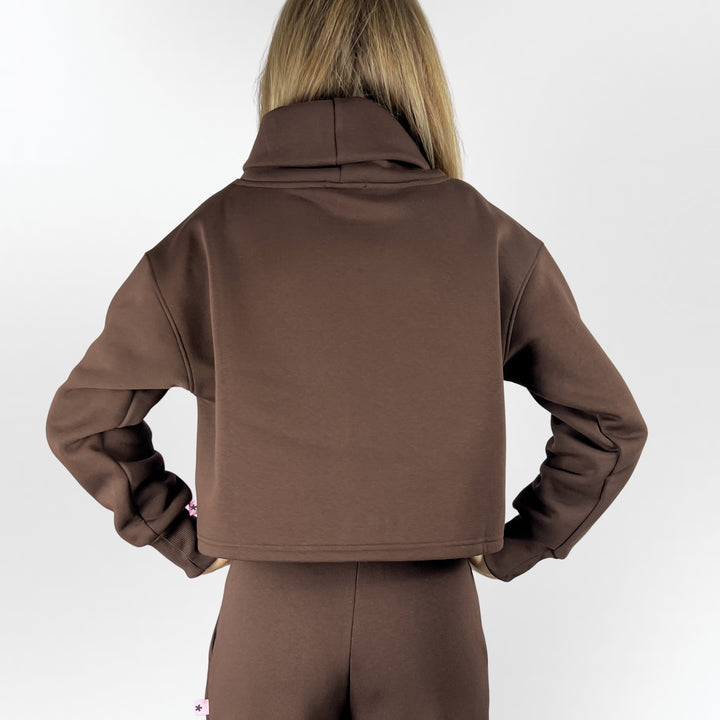 Crop Collar Sweatshirt