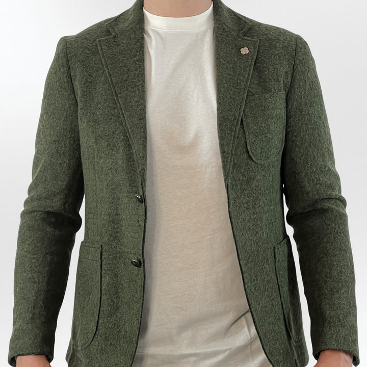 Green Casual Jacket