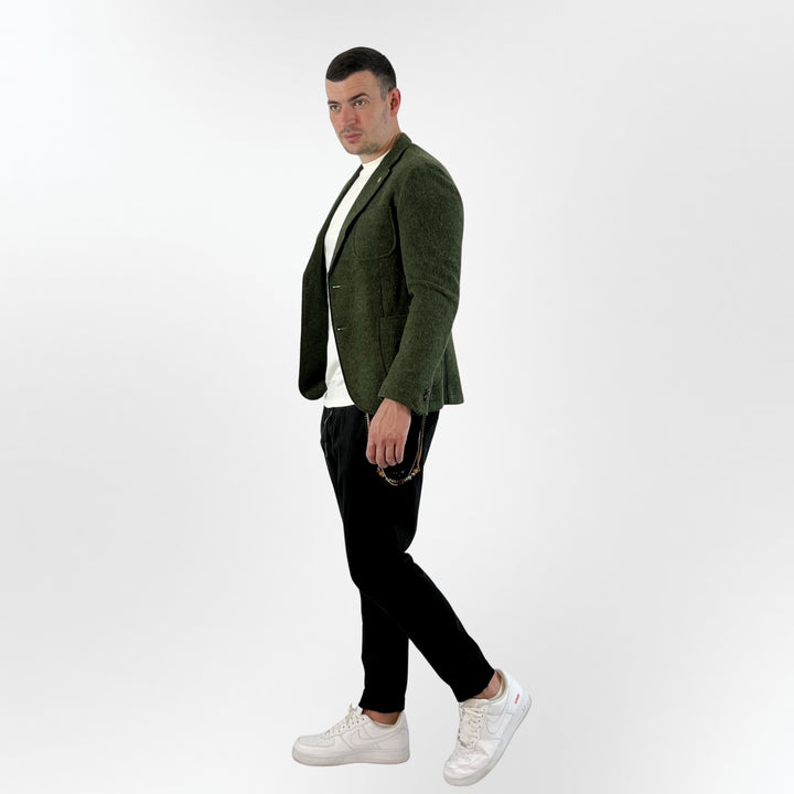 Green Casual Jacket