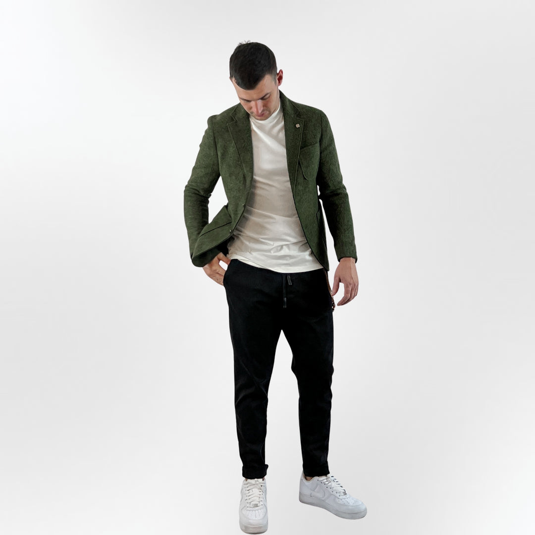 Green Casual Jacket