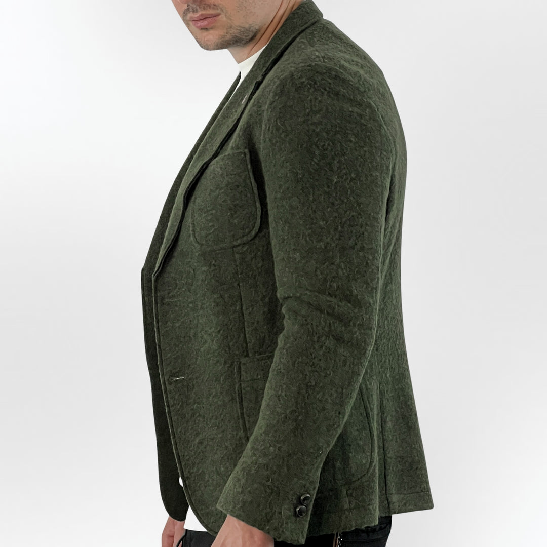 Green Casual Jacket