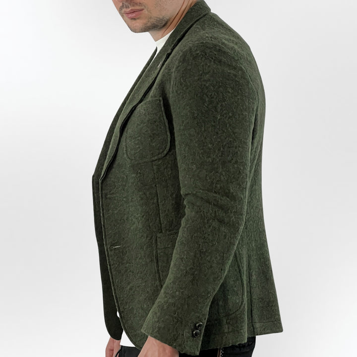 Green Casual Jacket