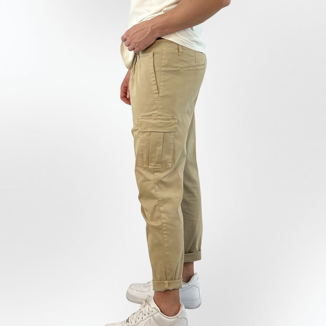 Beige Cargo Pants