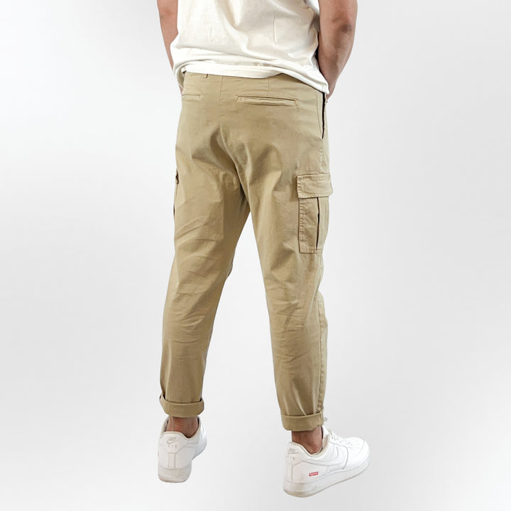 Beige Cargo Pants