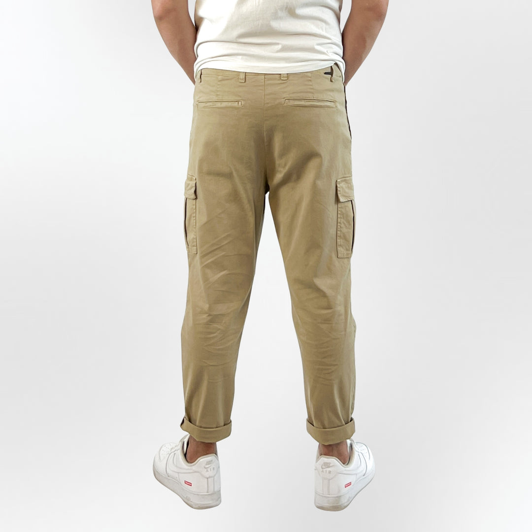 Beige Cargo Pants