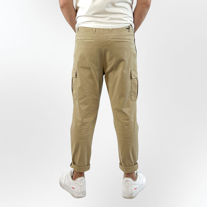 Beige Cargo Pants