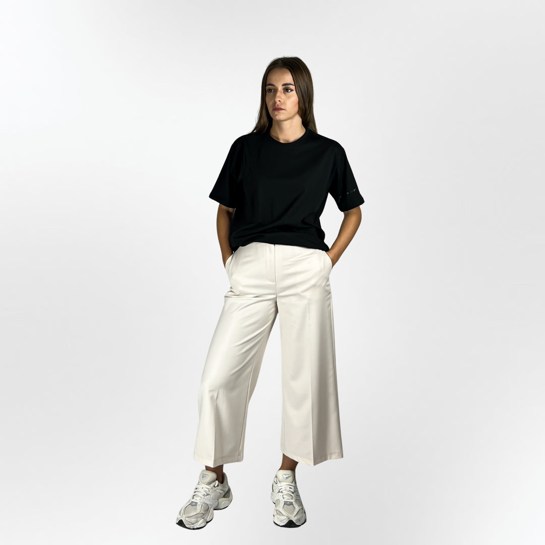 Cropped Wide-Leg Pants
