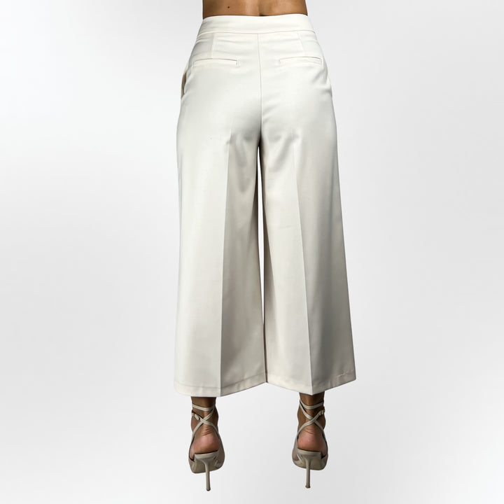 Cropped Wide-Leg Pants