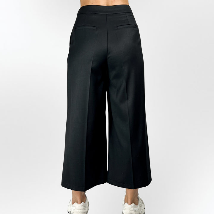 Cropped Wide-Leg Pants