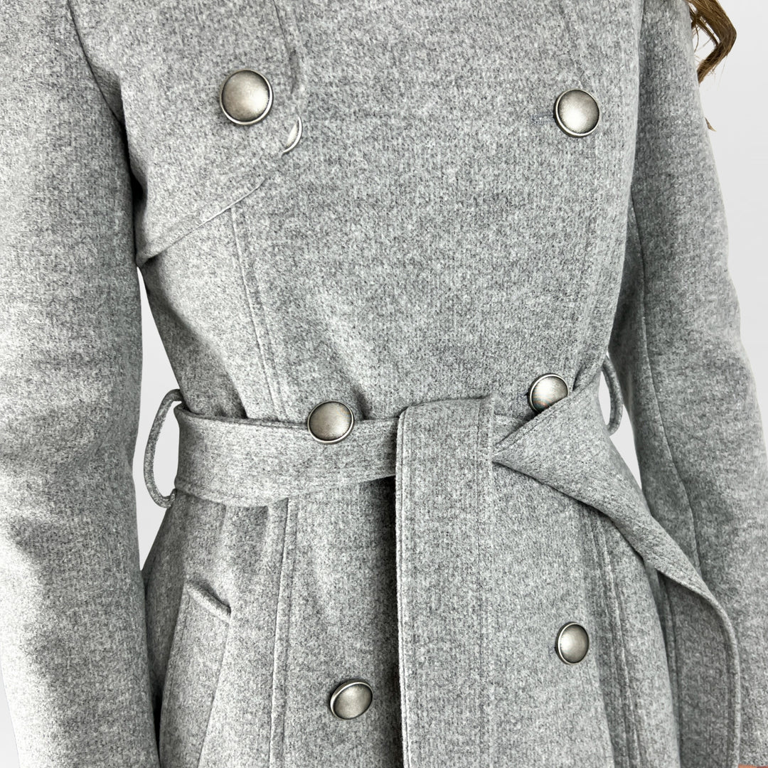 Long Belted Trench Coat