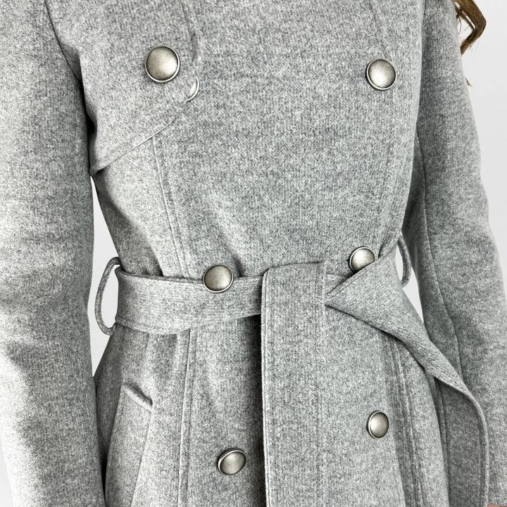 Long Belted Trench Coat