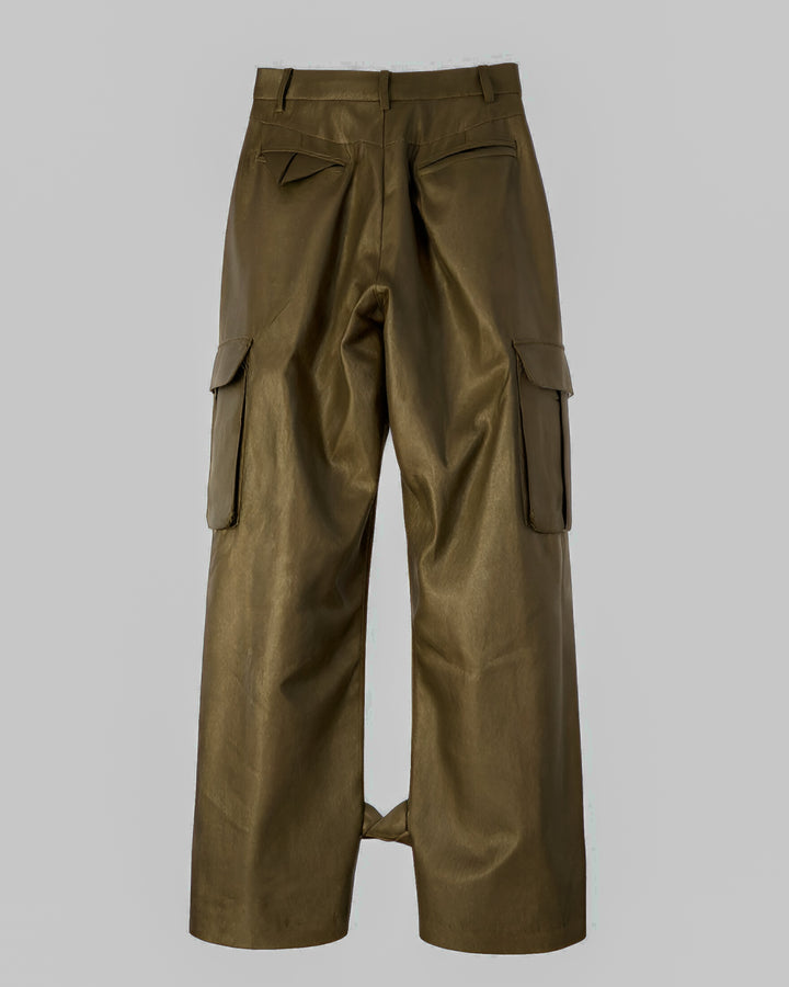 Wide Leg Trousers with Side Pockets