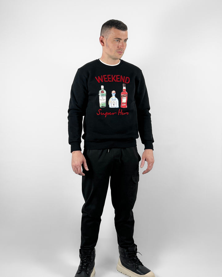 Sweatshirt Weekend Super Hero