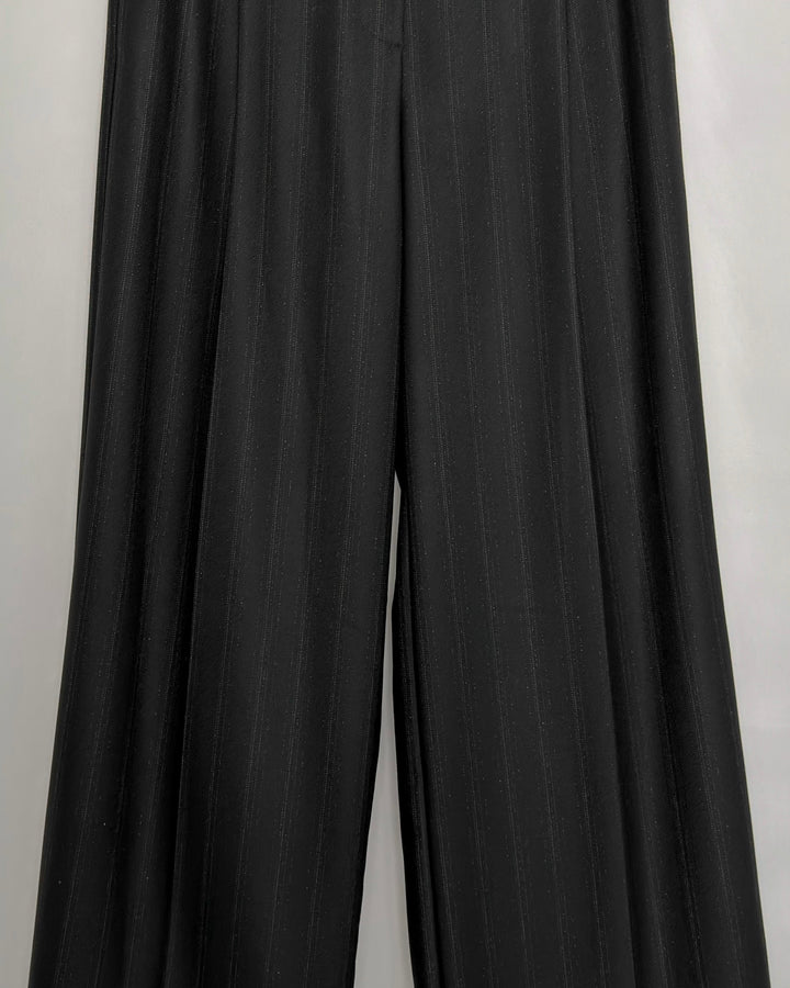 Pleated Wide Leg Trousers