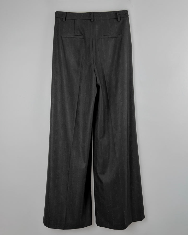 Pleated Wide Leg Trousers