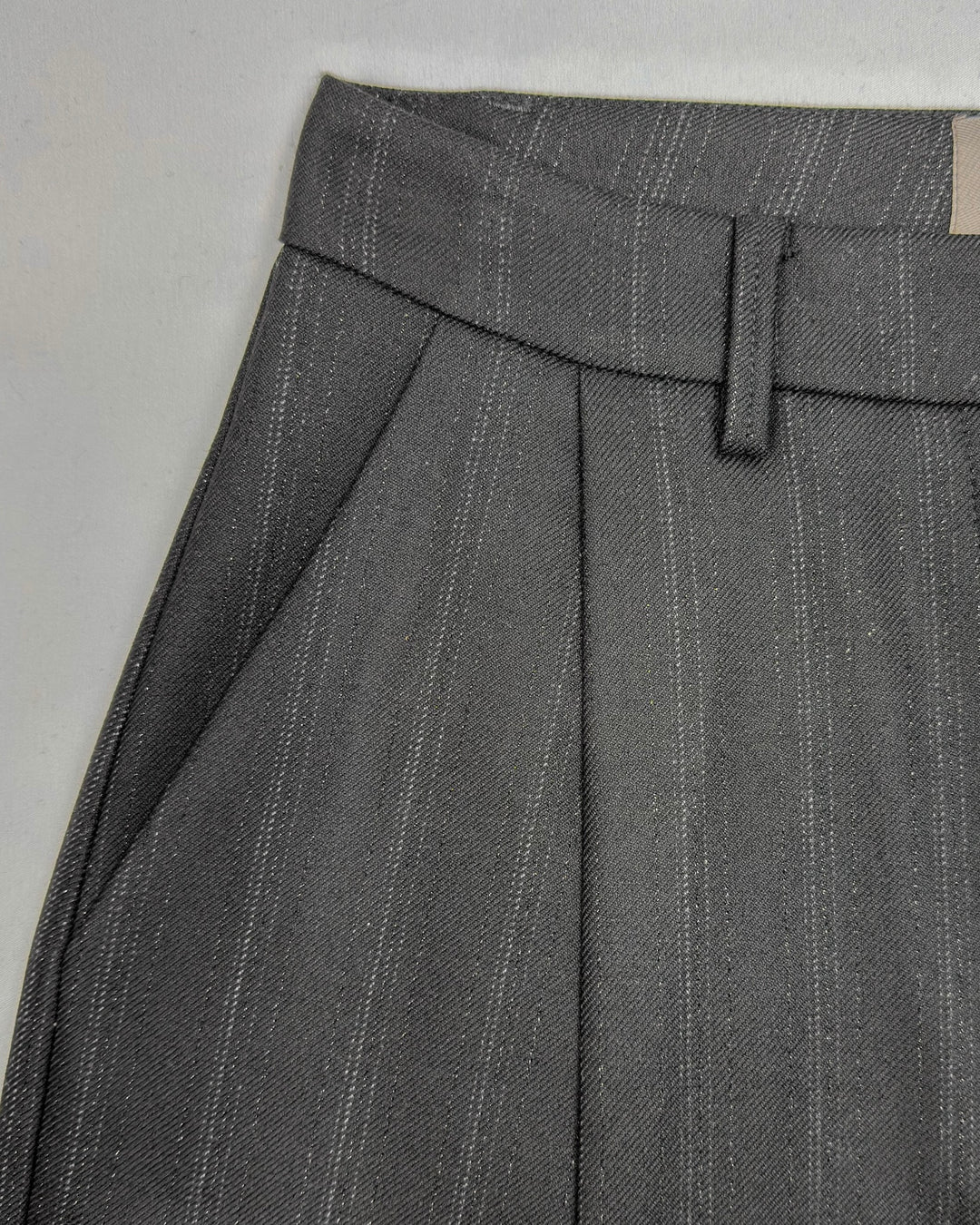 Pleated Wide Leg Trousers