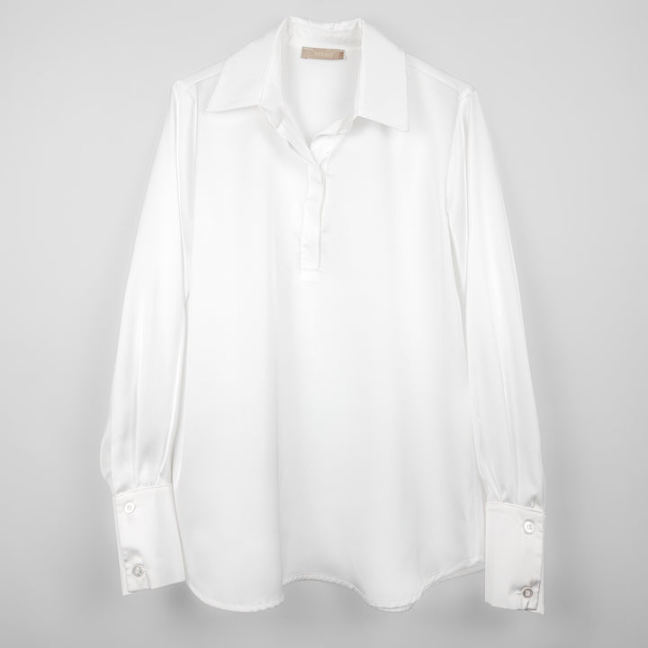 White Collared Blouse
