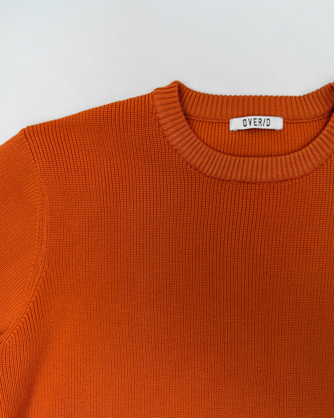 Ribbed Crew Neck Sweater