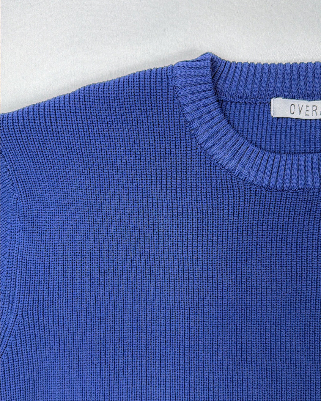 Ribbed Crew Neck Sweater
