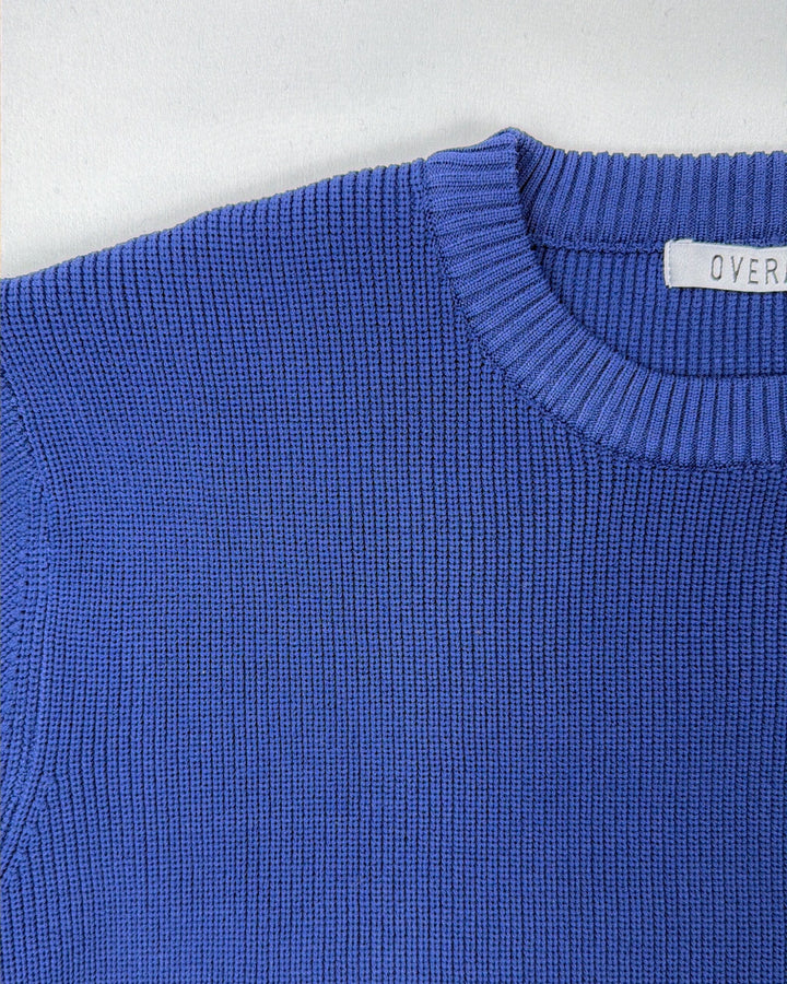 Ribbed Crew Neck Sweater