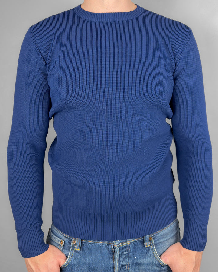 Ribbed Crew Neck Sweater