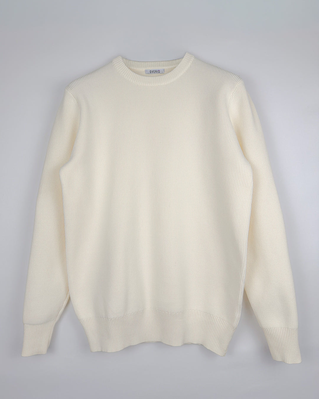 Ribbed Crew Neck Sweater