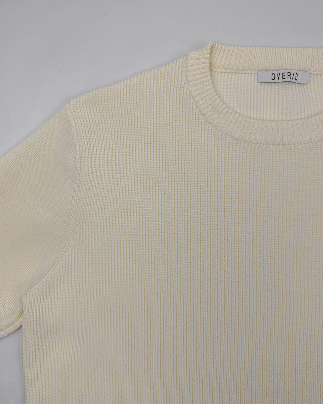 Ribbed Crew Neck Sweater