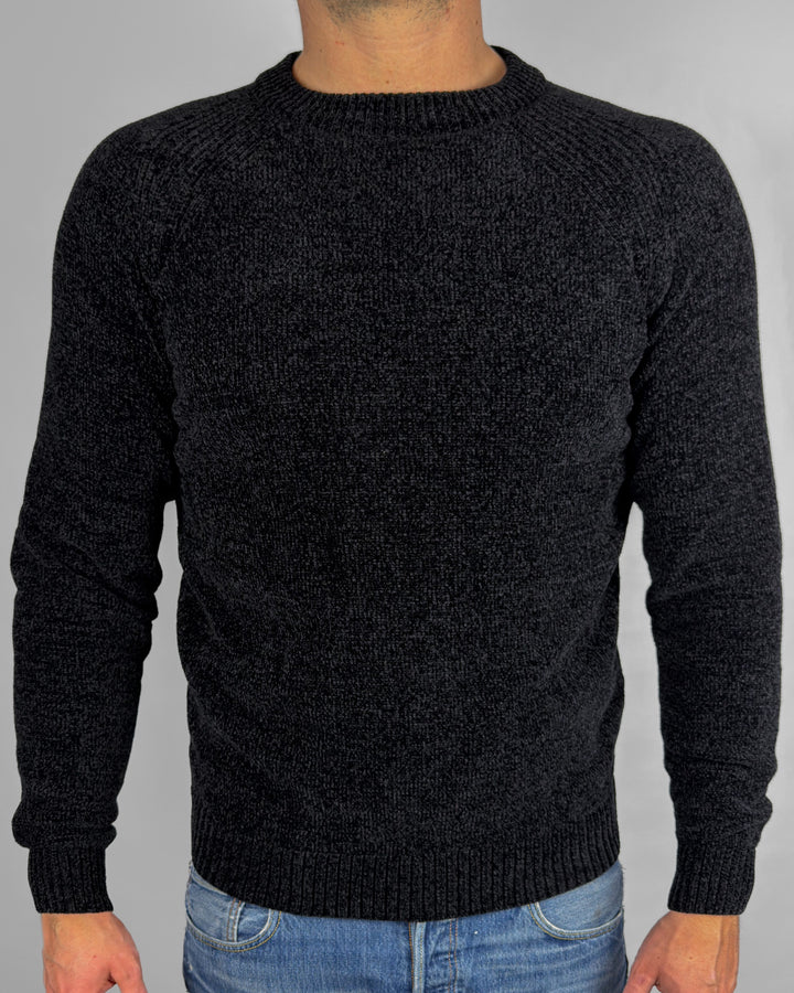 Chenille Crew Neck Sweater