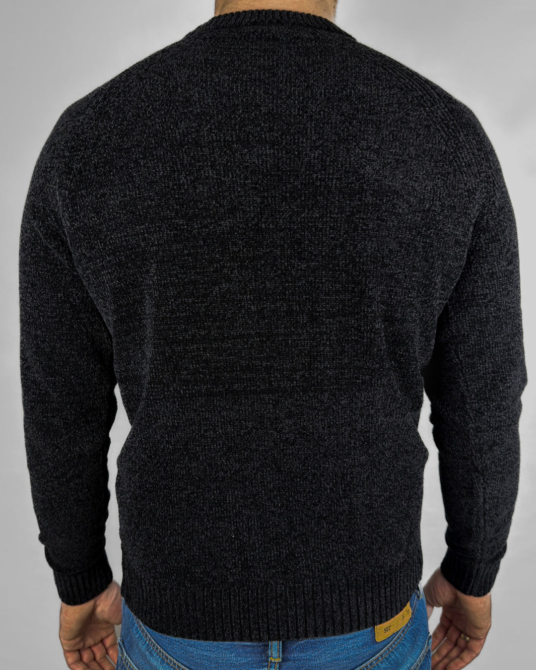 Chenille Crew Neck Sweater