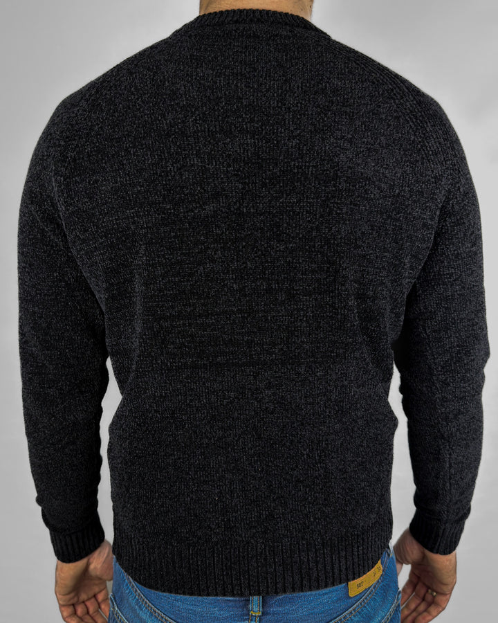 Chenille Crew Neck Sweater