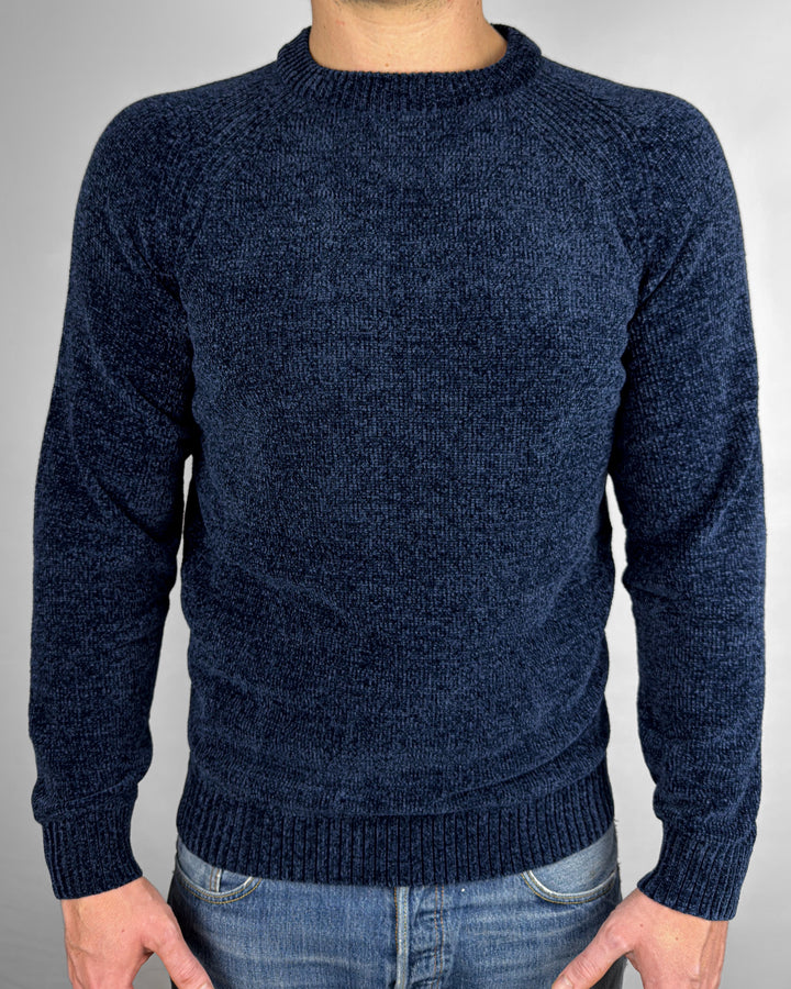 Chenille Crew Neck Sweater