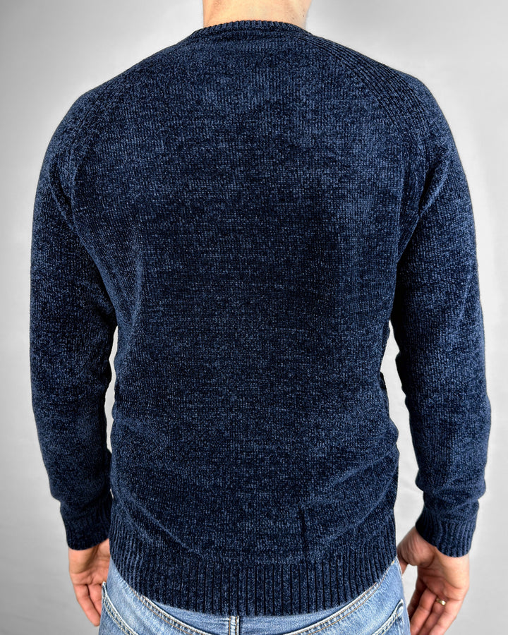 Chenille Crew Neck Sweater