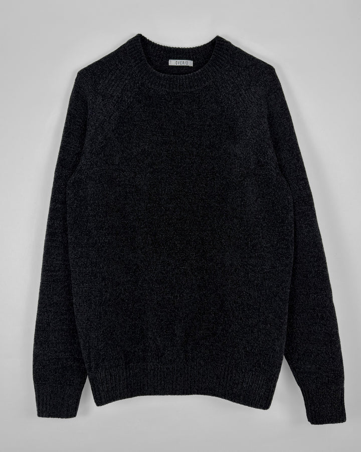 Chenille Crew Neck Sweater
